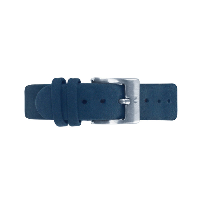 Blue Leather Band 16mm