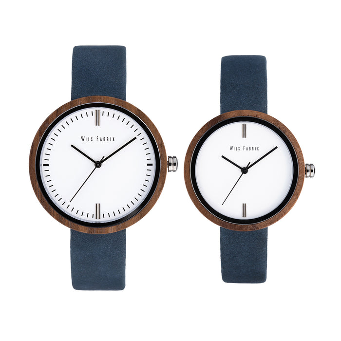 Zeon Blue Wood watch - Wils Fabrik